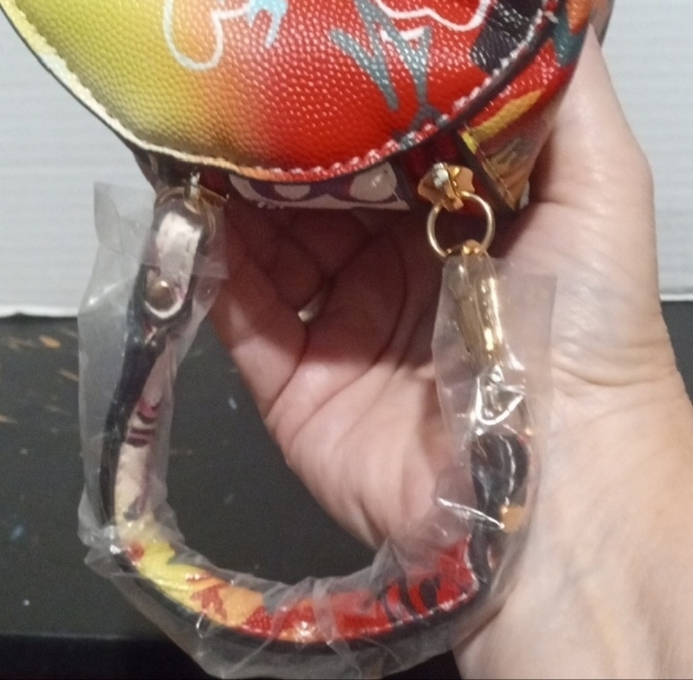 Source Unknown Multicolor Graffiti Clutch - image 7